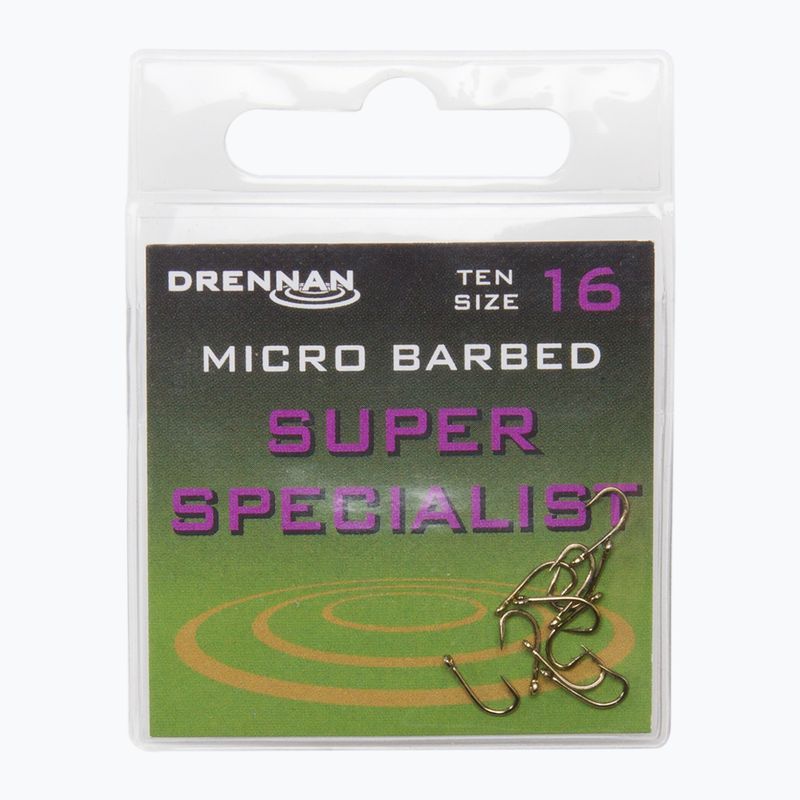 Strieborné háčiky Drennan Super Specialist HESS016