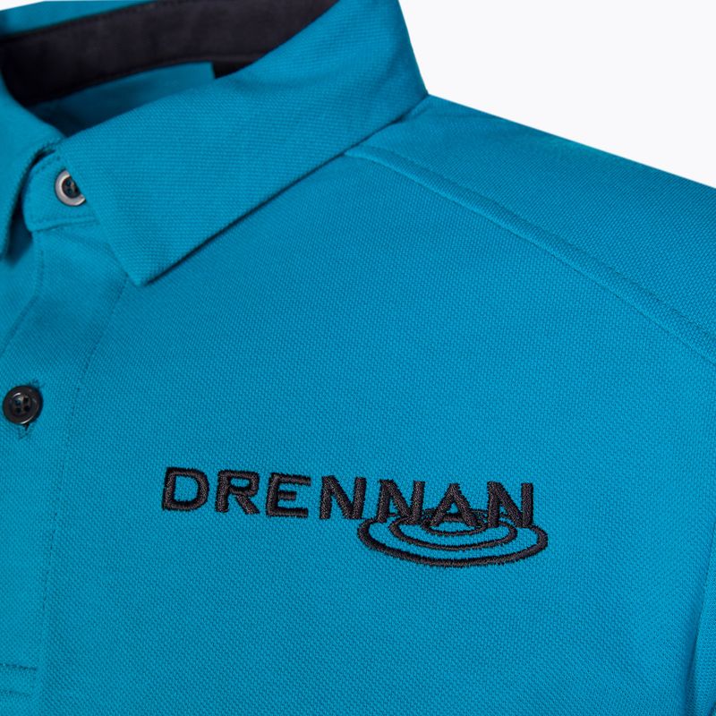Drennan Aqua Polo rybárske tričko modré CSDAP006 3