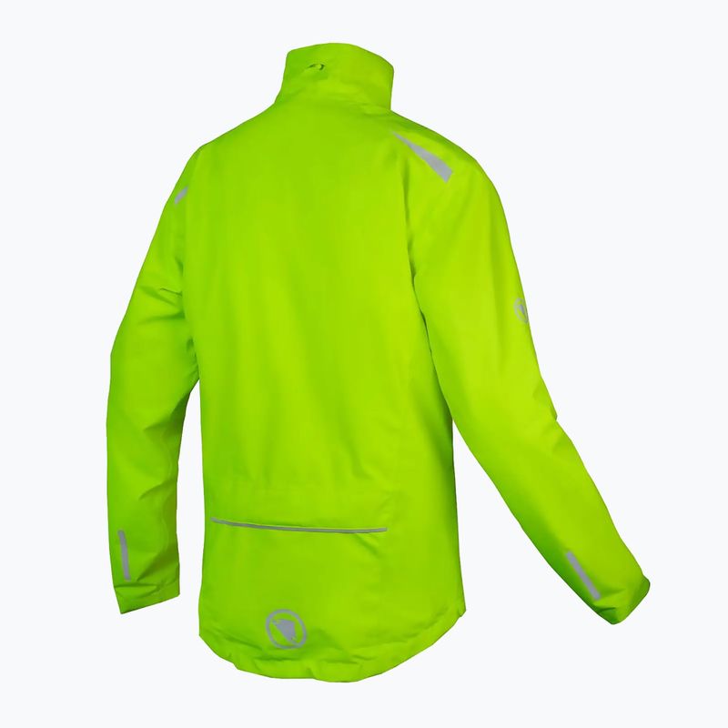 Pánska cyklistická bunda Endura Hummvee Waterproof hi-viz yellow 2