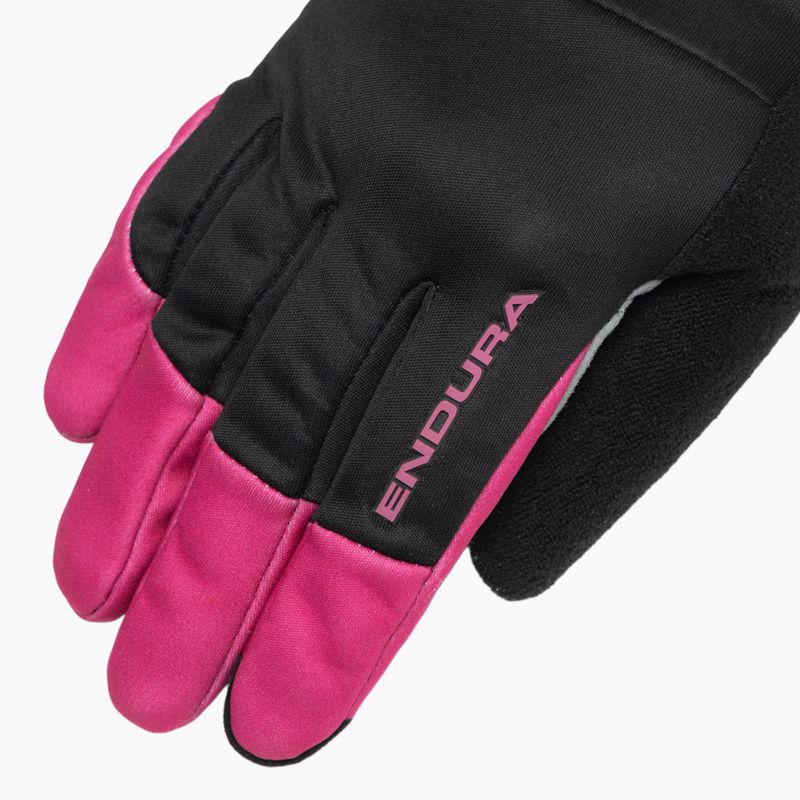 Dámske cyklistické rukavice Endura Windchill v cerise 4