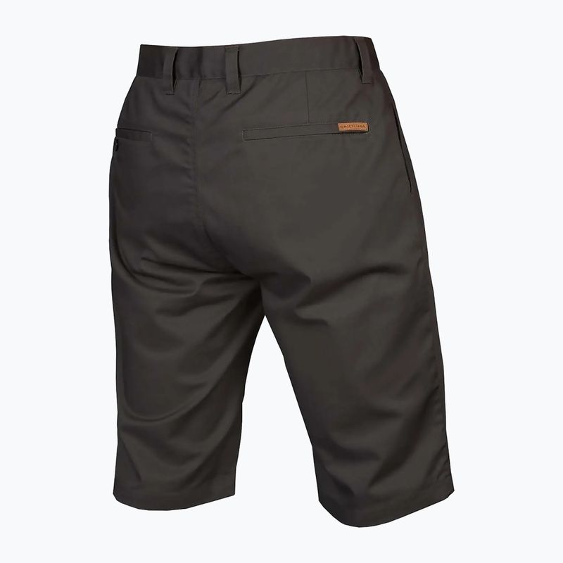Pánske cyklistické šortky Endura Hummvee Chino W/Liner sivé 4