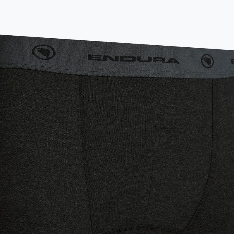 Pánske cyklistické boxerky Endura 2 páry antracit 4