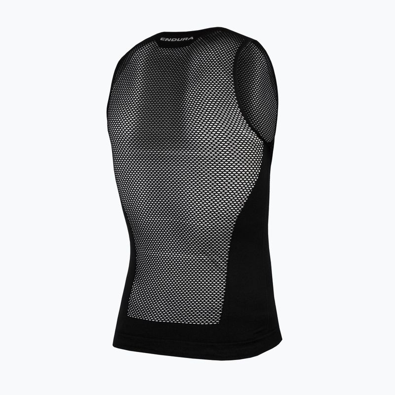 Pánska cyklistická mikina Endura Fishnet II Sleeveless Baselayer black 2