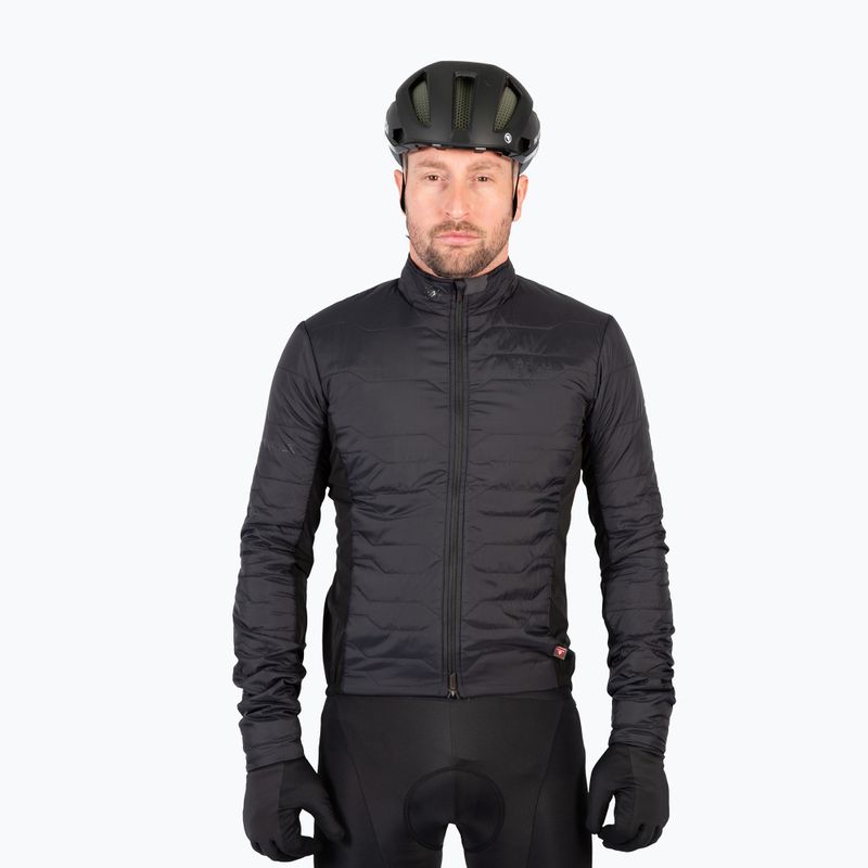 Pánska cyklistická bunda Endura Pro Primaloft II čierna