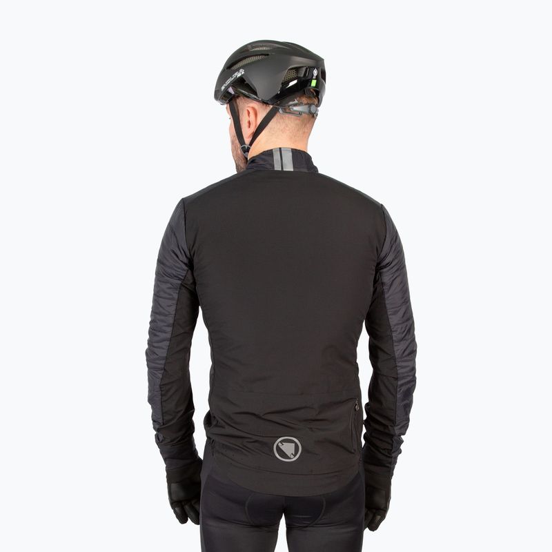 Pánska cyklistická bunda Endura Pro Primaloft II čierna 2