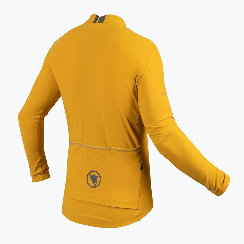 Pánske cyklistické tričko s dlhým rukávom Endura Pro SL II L/S mustard 11