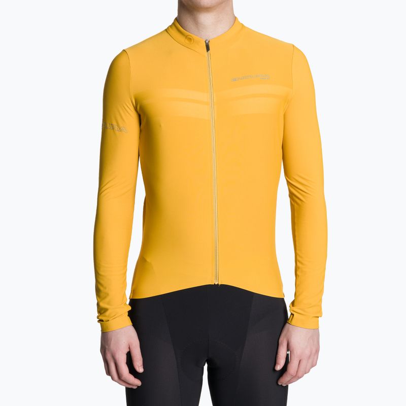 Pánske cyklistické tričko s dlhým rukávom Endura Pro SL II L/S mustard 2