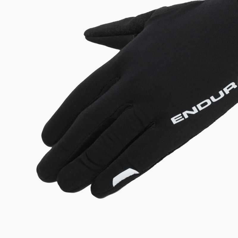 Pánske cyklistické rukavice Endura FS260-Pro Thermo black/reflective 4
