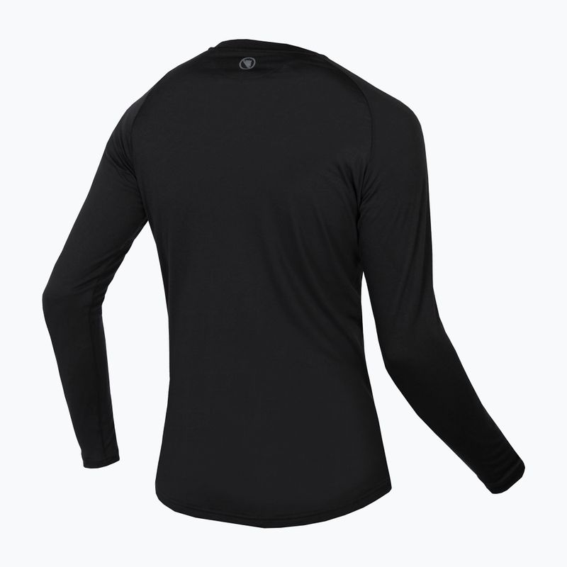 Pánske cyklistické tričko Longsleeve Endura Baabaa Merino black 2