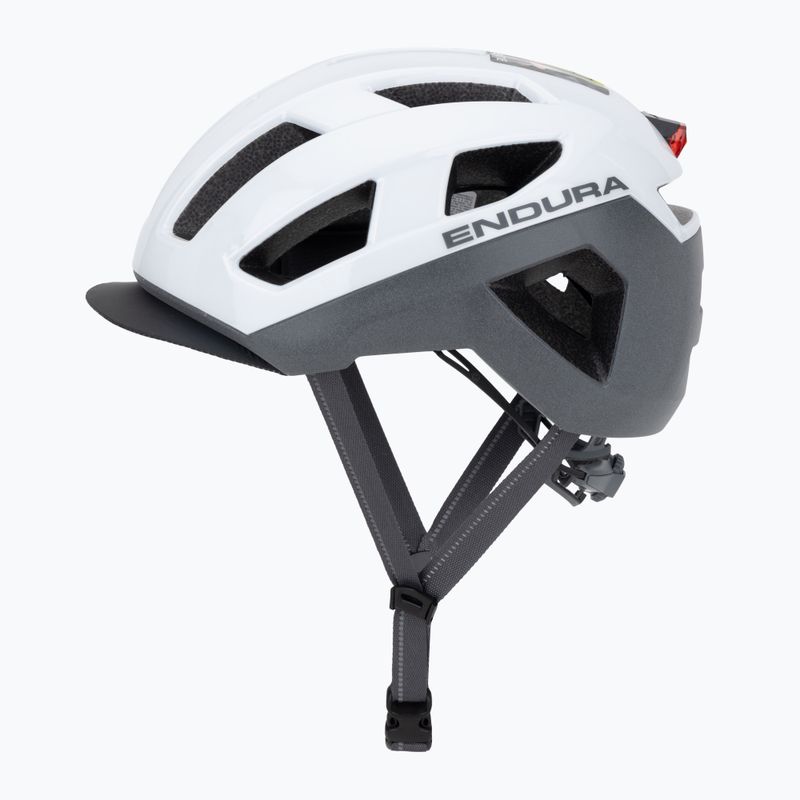 Cyklistická prilba Endura Urban Luminite white 3