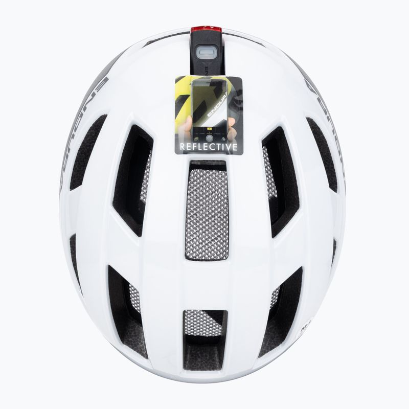 Cyklistická prilba Endura Urban Luminite white 6