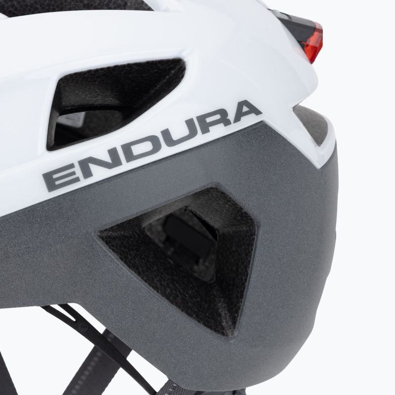 Cyklistická prilba Endura Urban Luminite white 7
