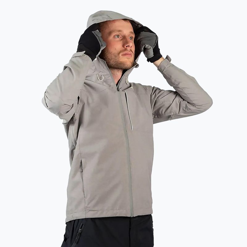 Pánska cyklistická bunda Endura Hummvee Waterproof Hooded fossil 2