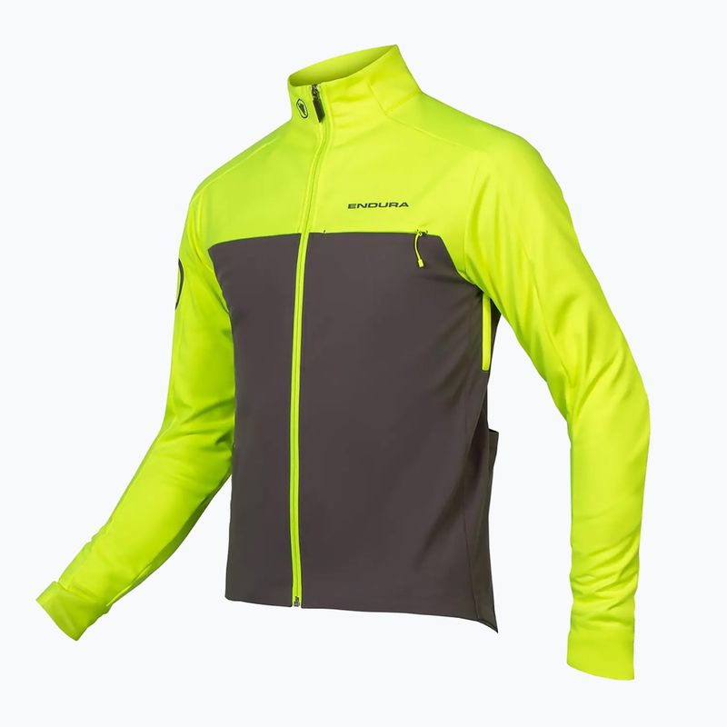 Pánska cyklistická bunda Endura Windchill II hi-viz yellow