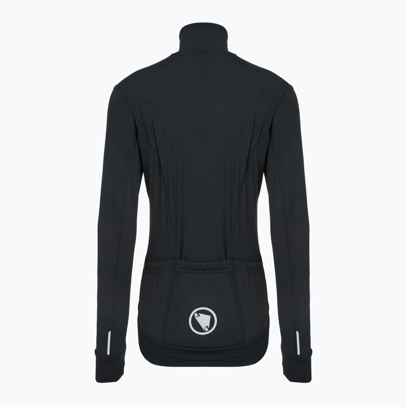 Dámske cyklistické tričko s dlhým rukávom Endura Xtract Roubaix black 2