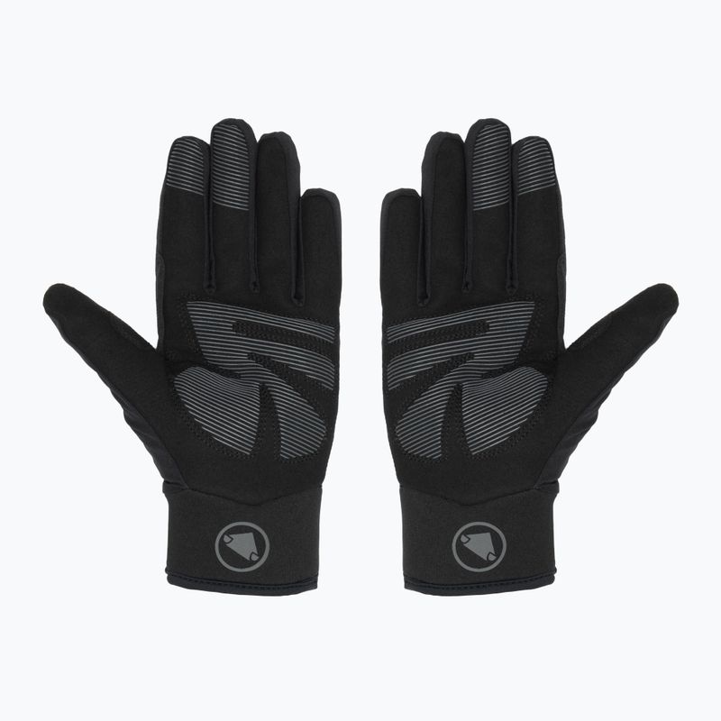 Pánske cyklistické rukavice Endura Strike black 3