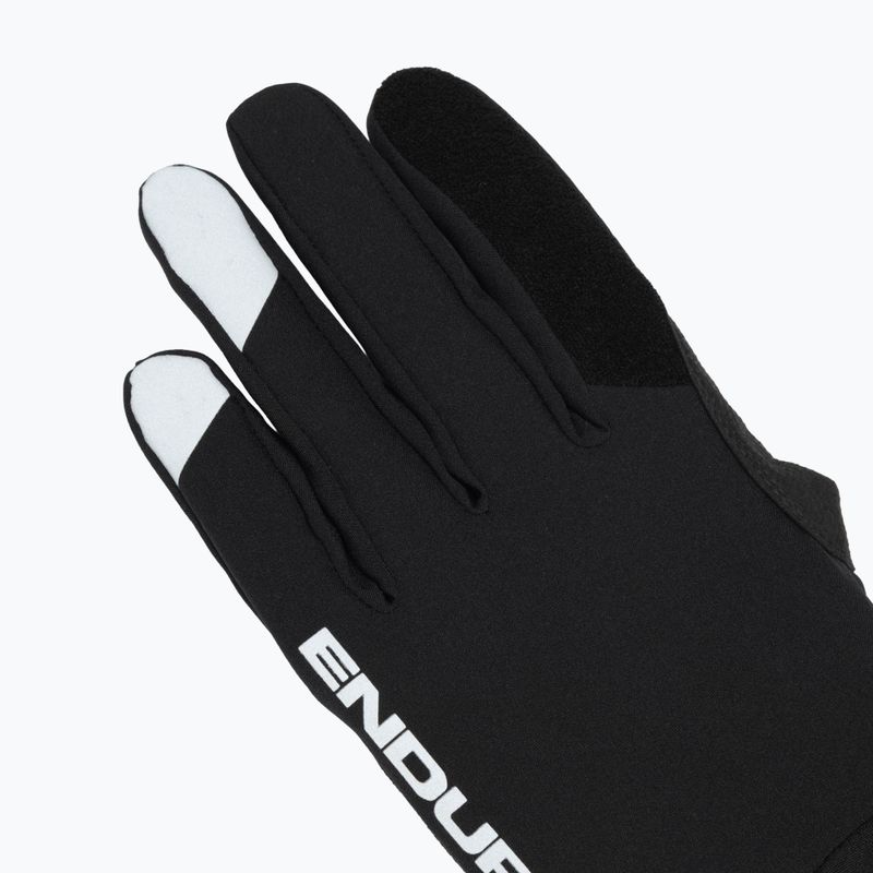 Pánske cyklistické rukavice Endura Strike black 4