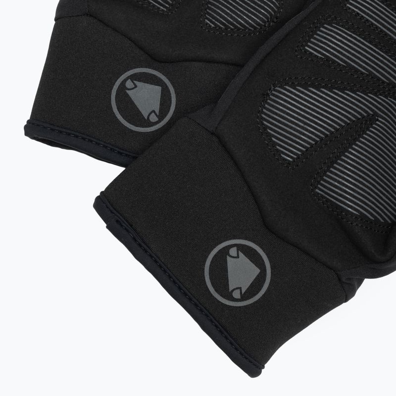 Pánske cyklistické rukavice Endura Strike black 6
