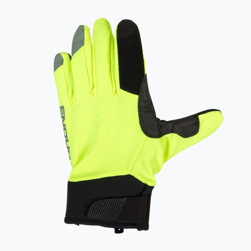 Pánske cyklistické rukavice Endura Strike bright yellow 3