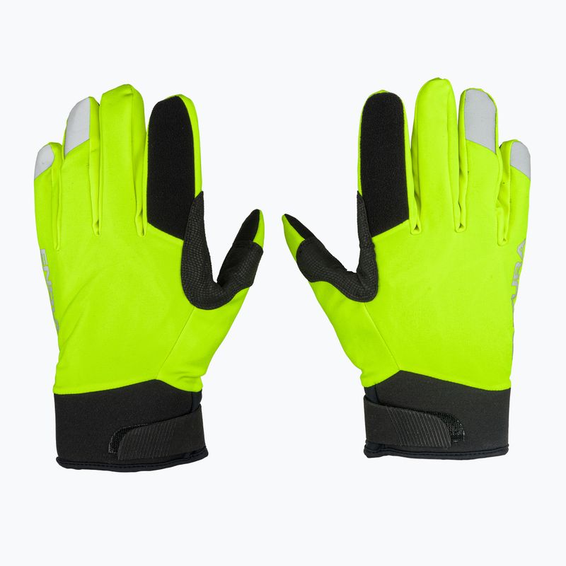 Pánske cyklistické rukavice Endura Strike bright yellow 2