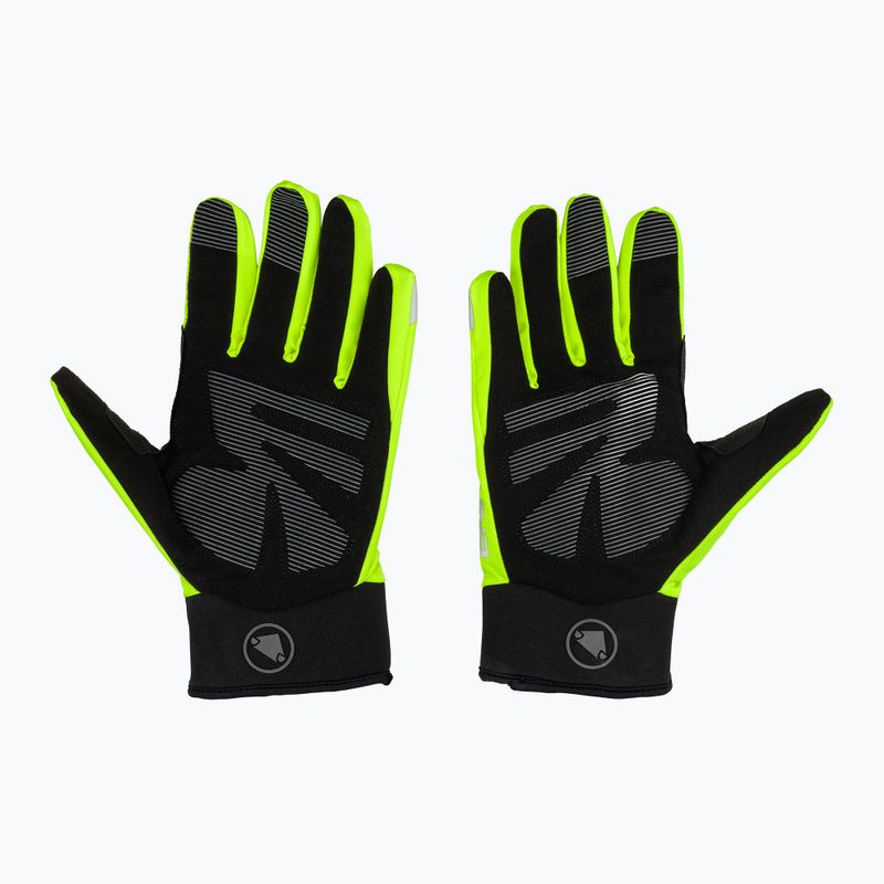Pánske cyklistické rukavice Endura Strike bright yellow 3