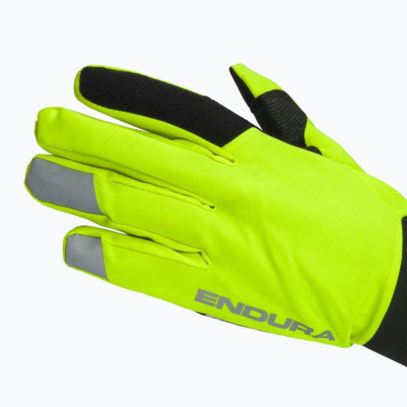 Pánske cyklistické rukavice Endura Strike bright yellow 5