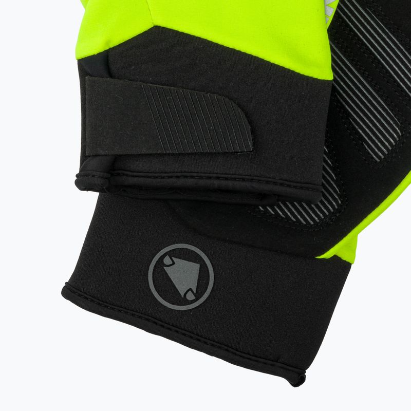 Pánske cyklistické rukavice Endura Strike bright yellow 6