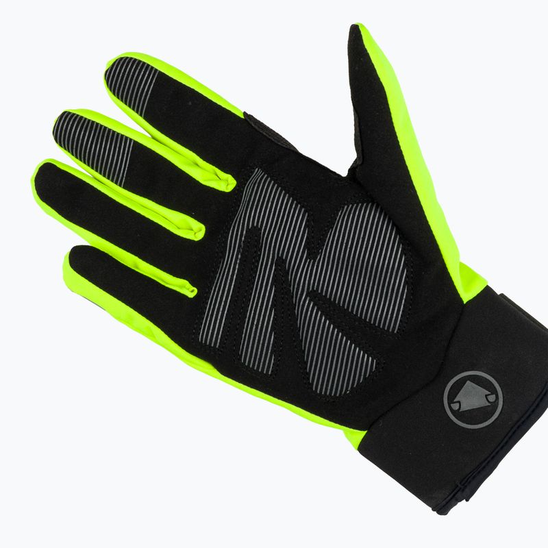 Pánske cyklistické rukavice Endura Strike bright yellow 7