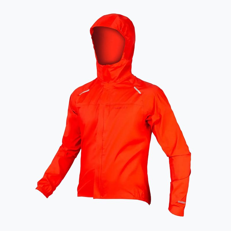 Pánska cyklistická bunda Endura GV500 Waterproof paprika 7