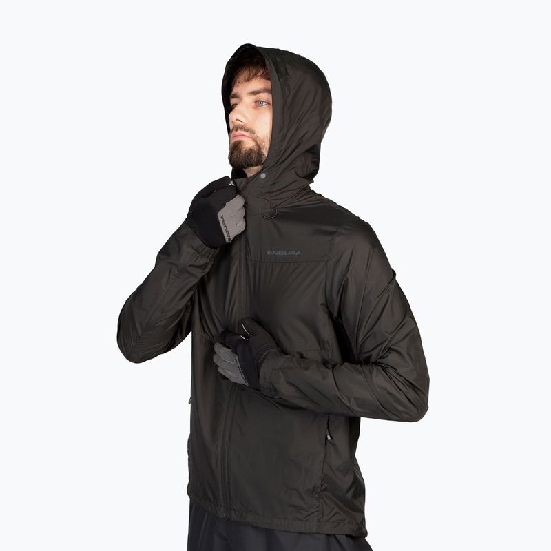 Pánska cyklistická bunda Endura Hummvee Windshell black 3
