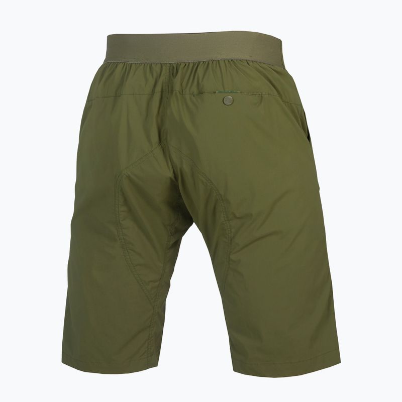 Pánske cyklistické šortky  Endura Hummvee Lite Short olive green 2