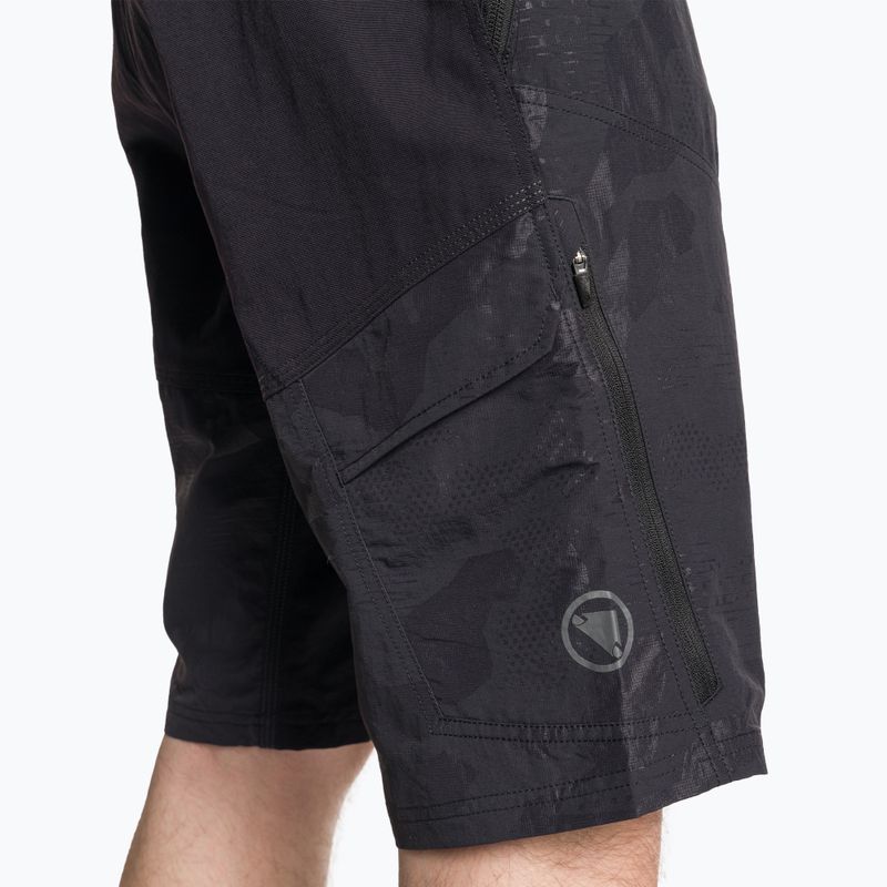 Pánske cyklistické šortky Endura Hummvee Short black camouflage 4