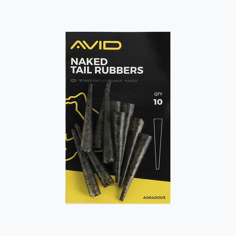 Avid Carp Naked Tail Gumové chrániče bezpečnostných klipov A0640005 2