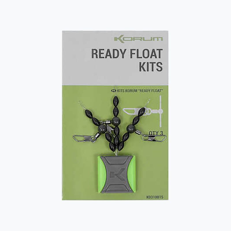 Korum Ready Float zátky 3 ks čierne K0310015