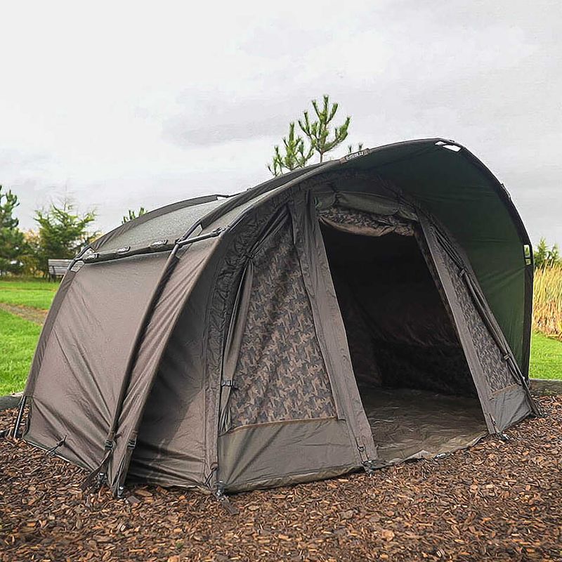 Avid Carp HQ Dual Layer Bivvy One Man stan zelený 3