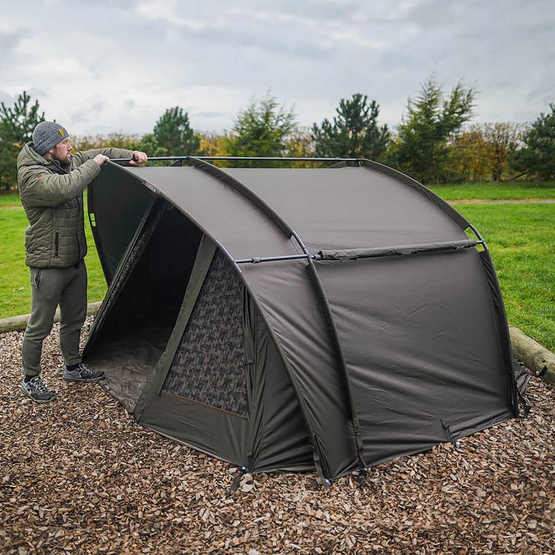 Avid Carp HQ Dual Layer Bivvy One Man stan zelený 9