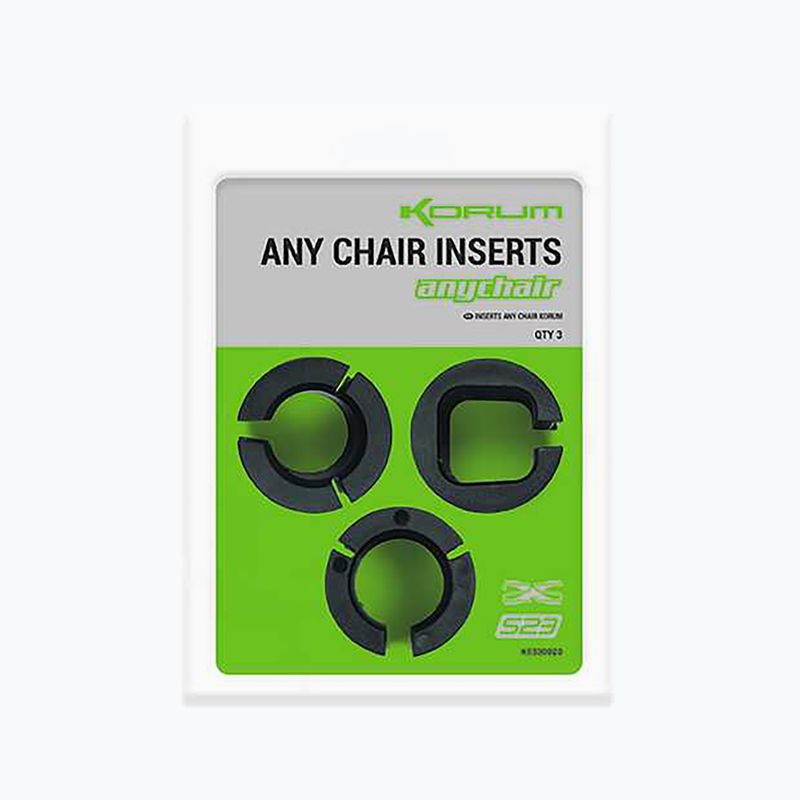 Adaptéry pre rybárske kreslo Korum Any Chair Vložky do kresla čierne