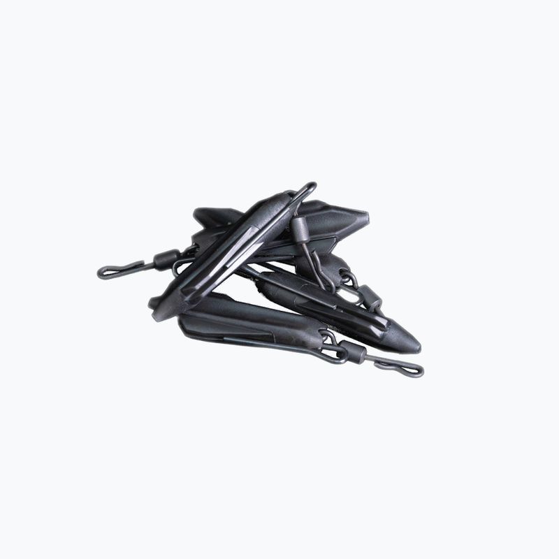 Ridge Monkey Connexion Uni Lead Clip Silt 5 ks klip na kapra čierny RMT103 2