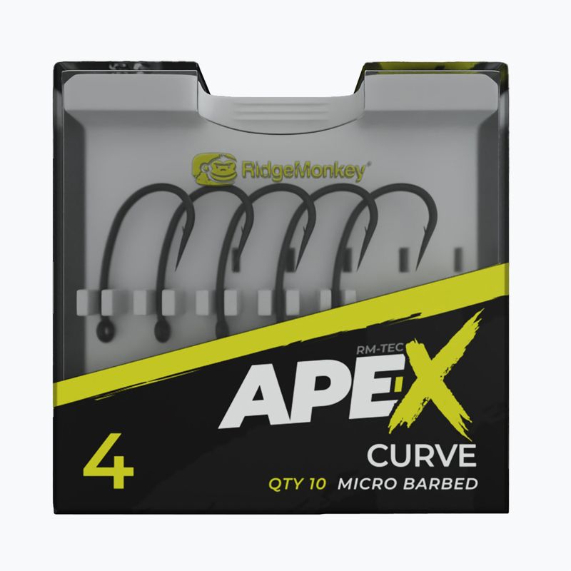 Háčiky Ridge Monkey Ape-X Curve Barbed grey RMT285 2