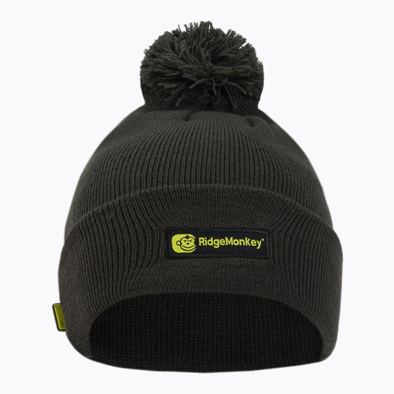 Ridgemonkey pánska rybárska čiapka Apearel Bobble Beanie Hat green RM557 2