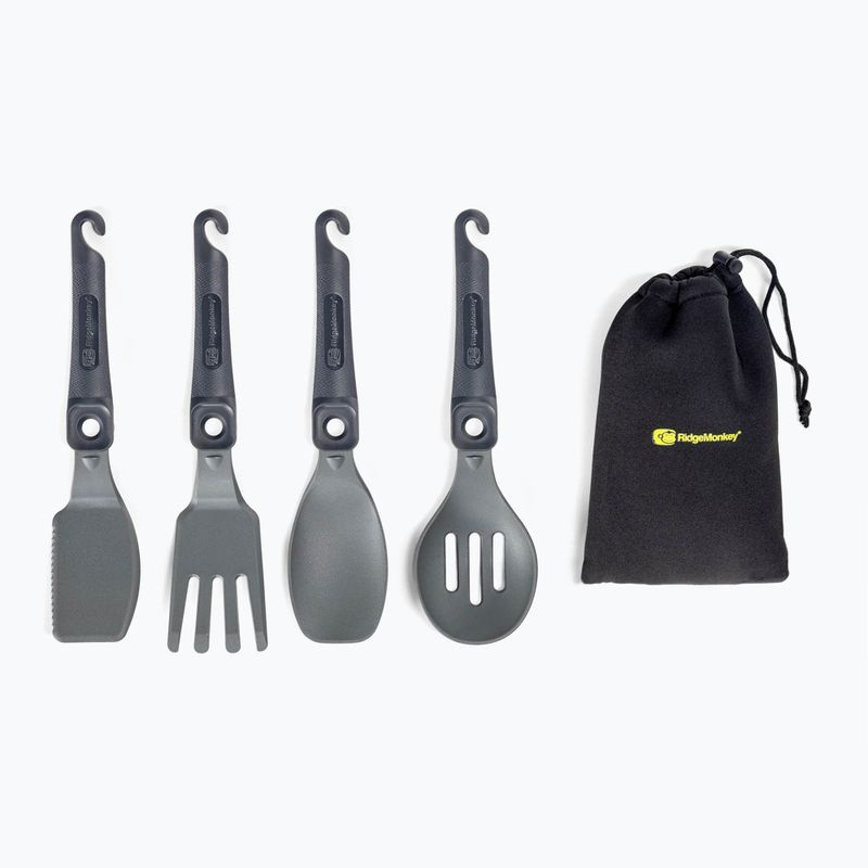 RidgeMonkey Q-Lock Utensil grey QLU SET 2