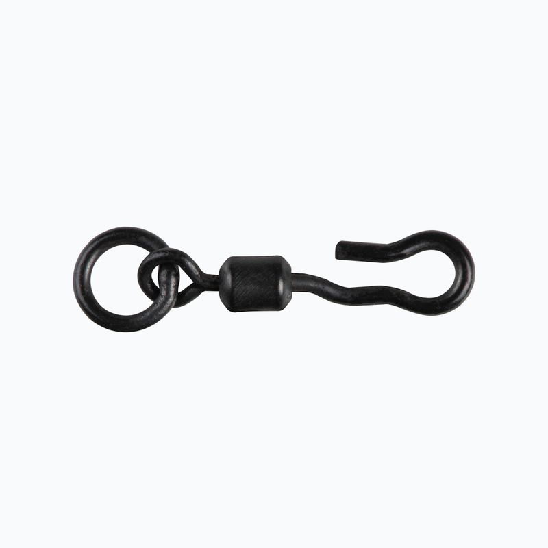 Fox Edges Kwik Change Hook Swivels kaprové obratlíky čierne CAC702 3