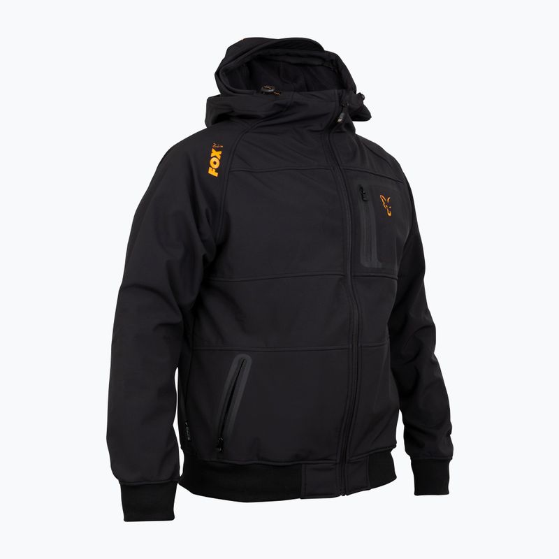 Pánska rybárska mikina Fox collection Shell Hoodie black CCL0