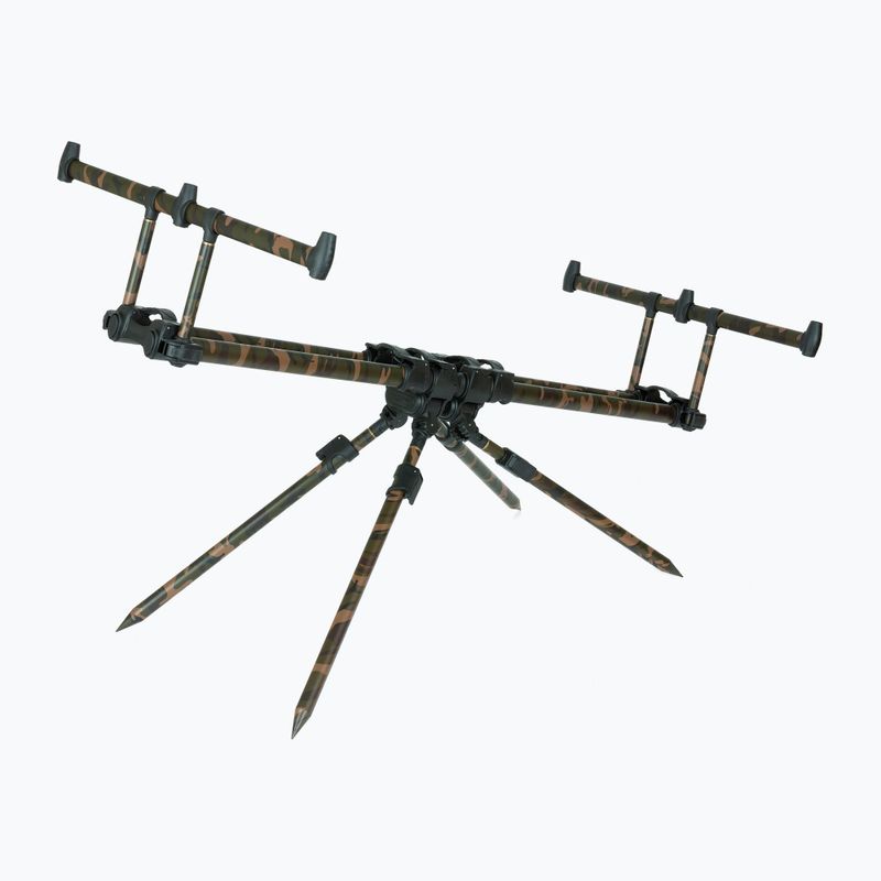 Fox Ranger MK2 CAMO Pod hnedo-čierny stojan na 4 prúty CRP040 2