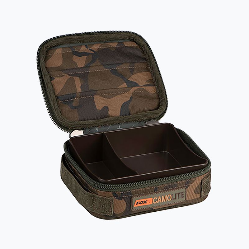 Vak na kapry Fox International Camolite Rigid Lead & Bits Kompaktná kamuflážová 2