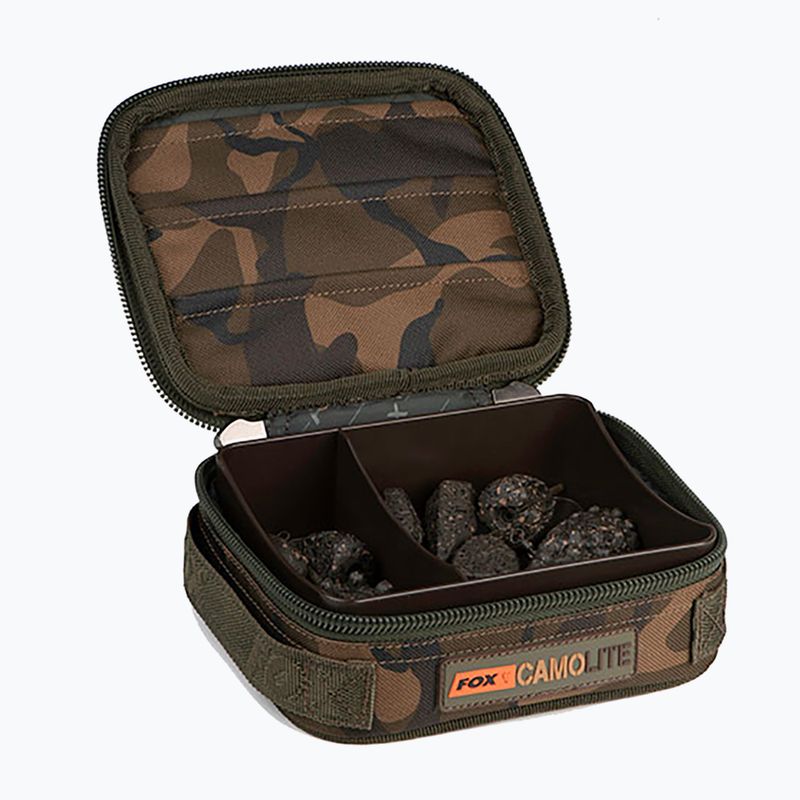 Vak na kapry Fox International Camolite Rigid Lead & Bits Kompaktná kamuflážová 5