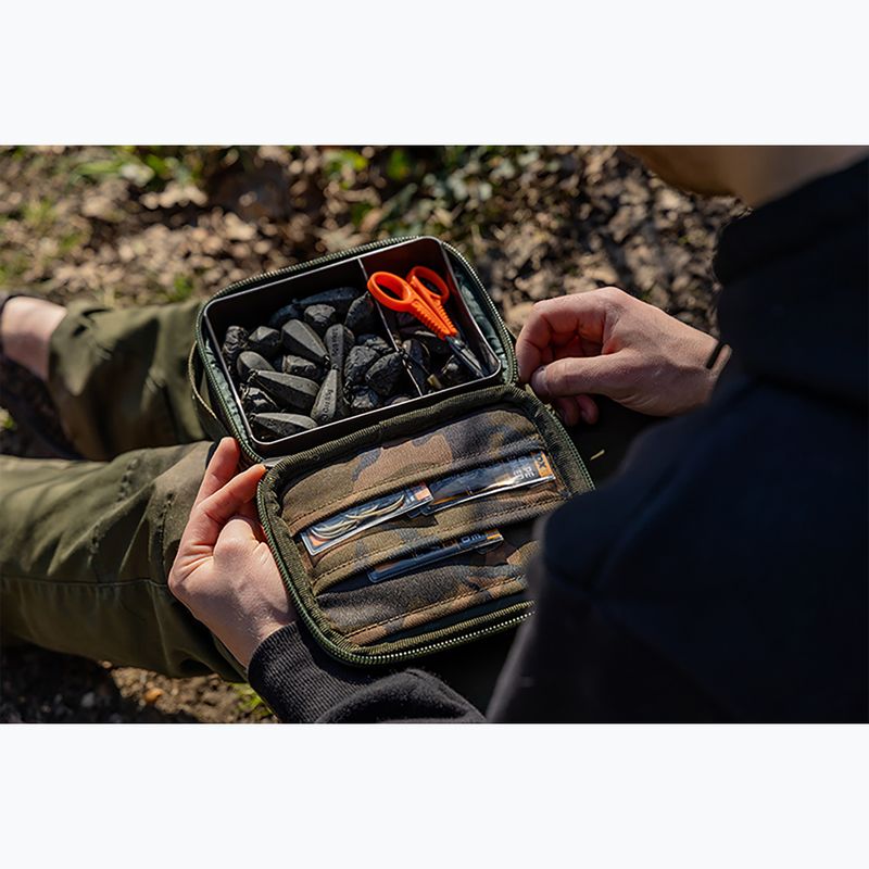 Vak na kapry Fox International Camolite Rigid Lead & Bits Kompaktná kamuflážová 7