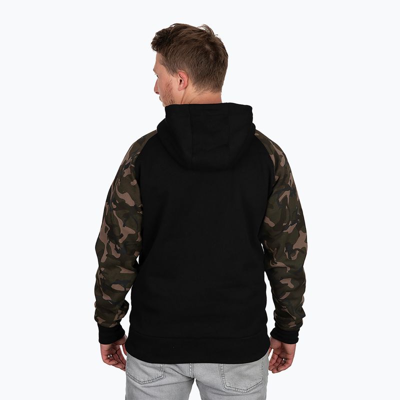 Mikina Fox International Raglan Hoody black/camo 2