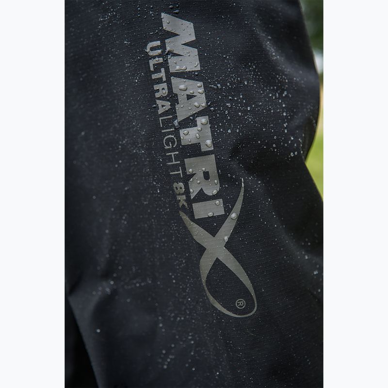 Rybárske nohavice Matrix Ultra-Light Salopettes čierne 18