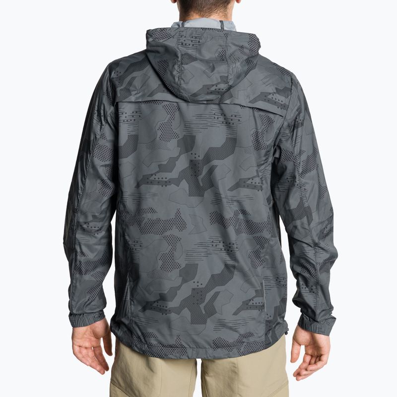 Pánska cyklistická bunda Endura Hummvee Windshell grey camo 2